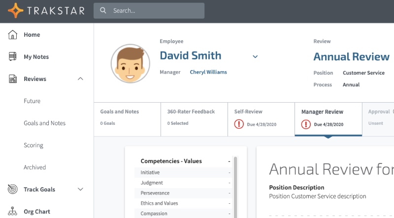 Trakstar: Streamlined performance management solution for modern teams