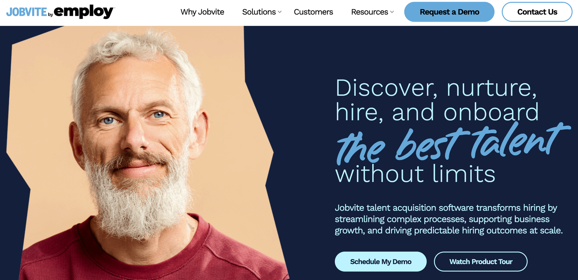 Jobvite landing page