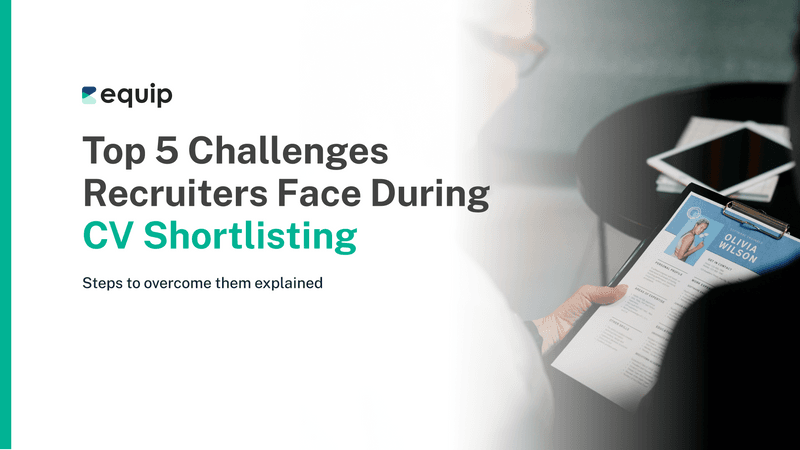 CV shortlisting challenges