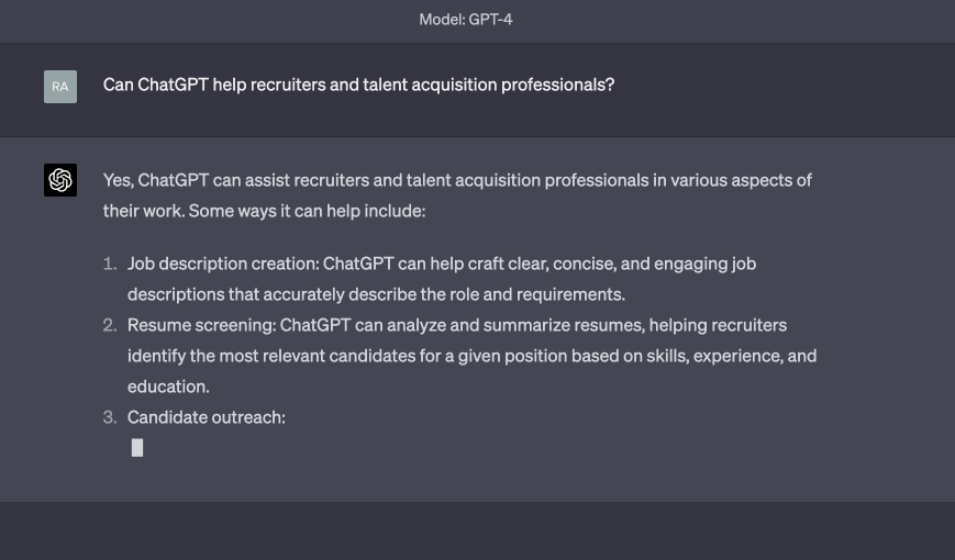 ChatGPT Prompts for Recruiters