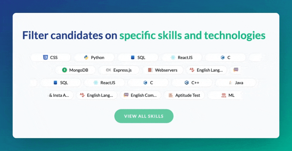 Equip Skills tests for hiring and pre-screening candidates